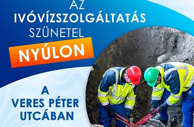 IVÓVÍZELLÁTÁS SZÜNETEL: Nyúlon